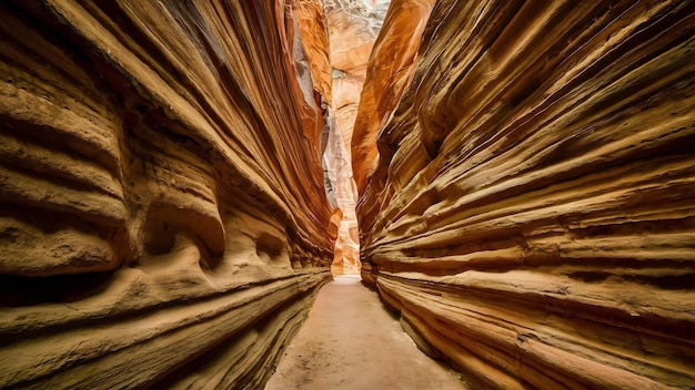 Vertical shot of beautiful sandstone wall for background or wallpaper