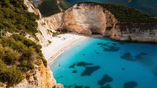 Vertical shot of estrecho natural park beach in tarifa spain