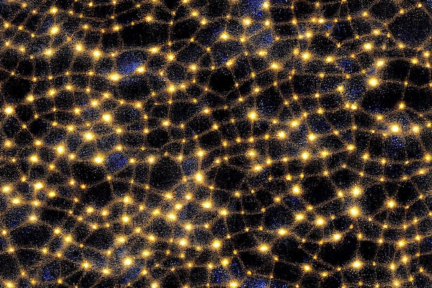 vertical shot of scifi conneted lights threads seamless textile pattern 3d illustrated