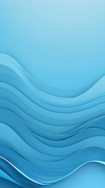 Vertical textured abstract background with pale blue color waves