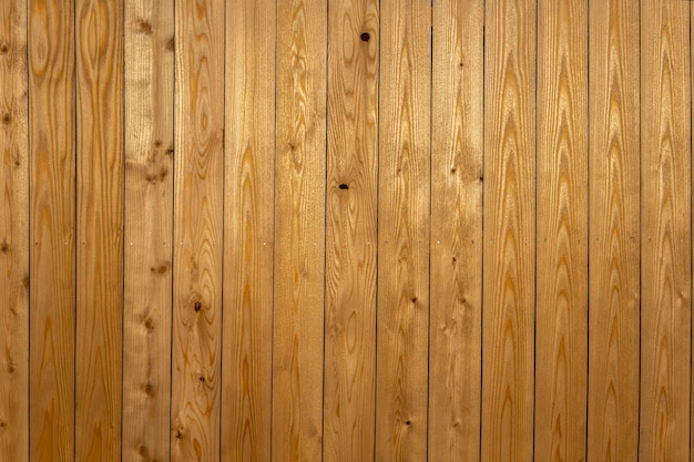 Vertical wooden yellow bars background. Texture of the pine boards lie vertically. Wood background