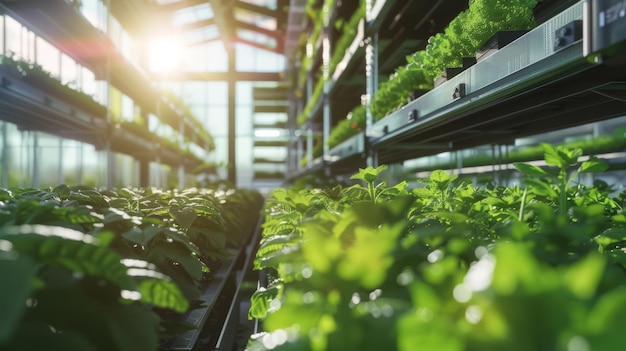 Verticale plantaardige boerderijen voor de productie van plantaardige vaccins