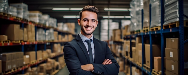 Vertrouwen en deskundigheid Warehouse Manager Toezicht op activiteiten Concept Warehouse Management Operations Toezicht Expert Leadership Efficiënte processen Vertrouwen in het management