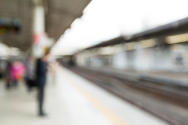 Vervaag de weergave van het treinstation