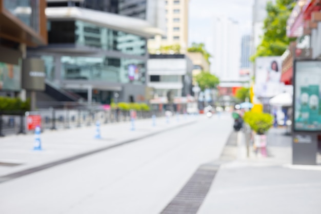 Vervagen stadsmetro openbare wandelruimte stedelijke winkelstraatlocatie voor achtergrond