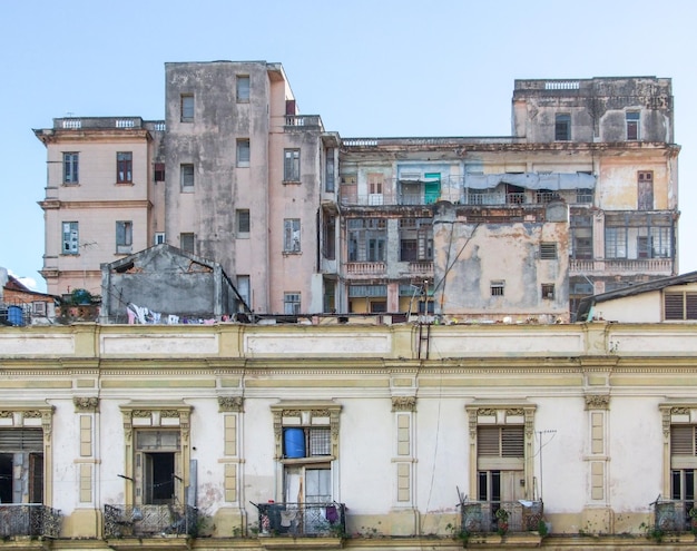 Vervallen huis in Cuba