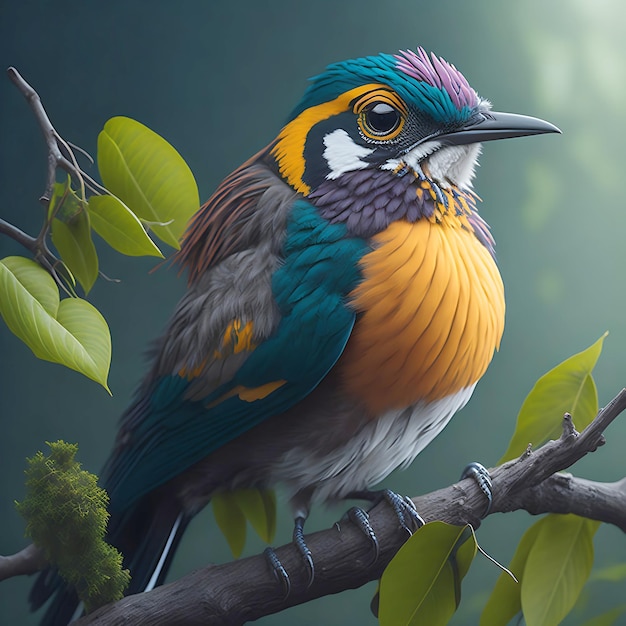 Very beautiful bird Ai Generated