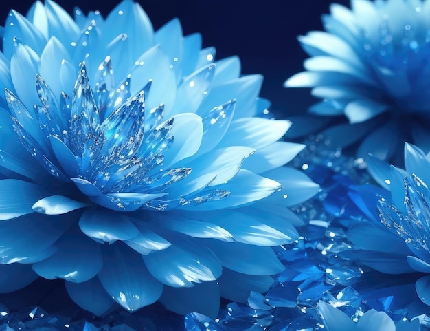 Premium Photo | A very beautiful blue flower
