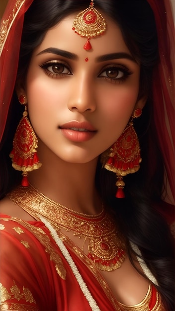 A very beautiful Indian women