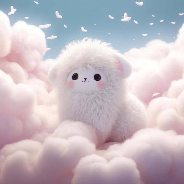 Photo very cute and very fluffy