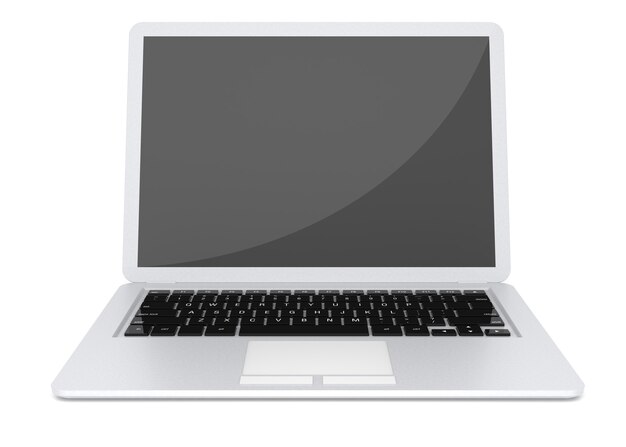 A very high resolution Simple Laptop 3D rendering image