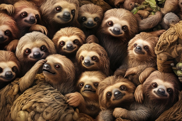 very much sloths