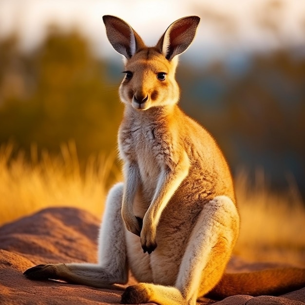 Очень хорошие изображения кенгуру-животного.