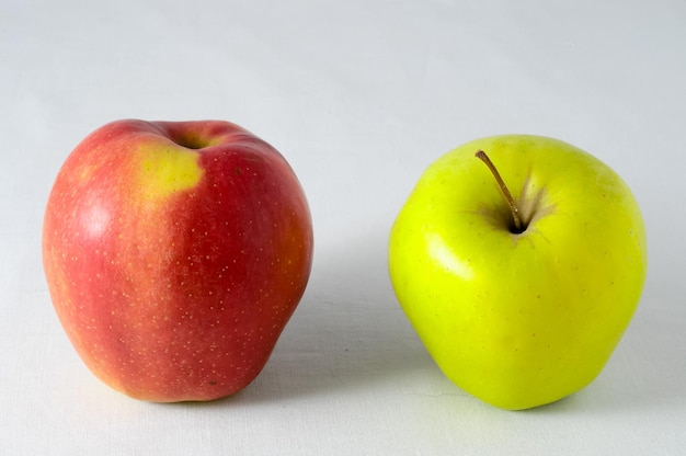 Very Ripe Healthy Apple on a White Background