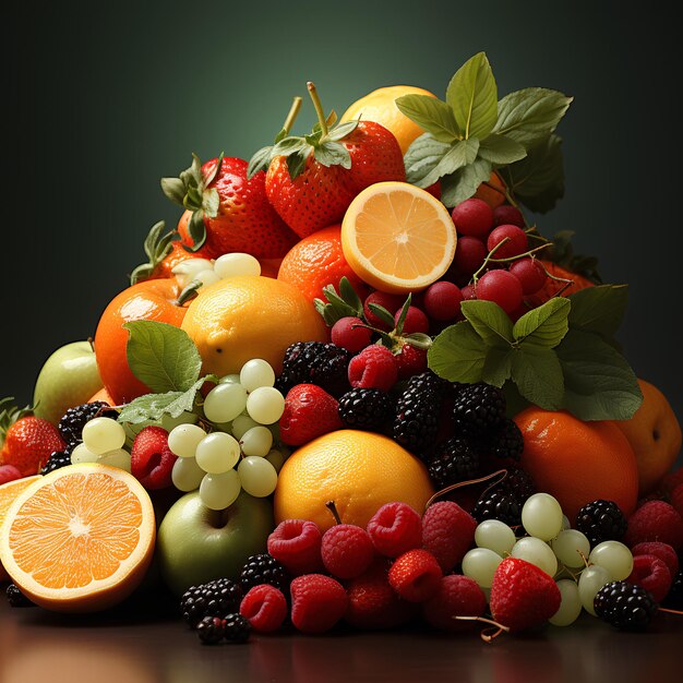 Very tasty collection of fresh fruit