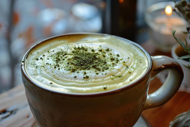 Verzachtende Matcha Latte Een verrassing van groene thee