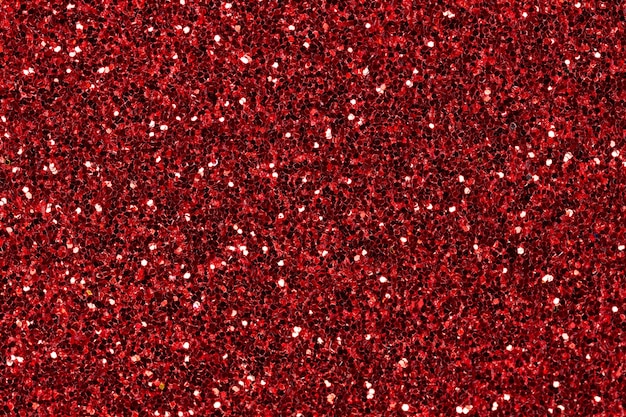 Foto verzadigde rode schuim eva-textuur met glitter