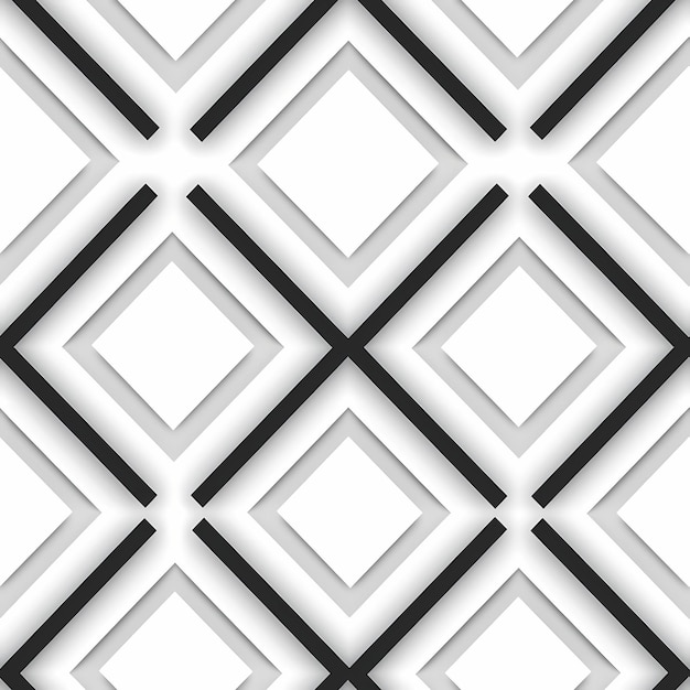 verzameling minimalistische zwart-witte geometrische tegelpatronen zorgt voor een eenvoudige naadloze stijl