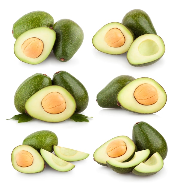 Verzameling van avocado-afbeeldingen