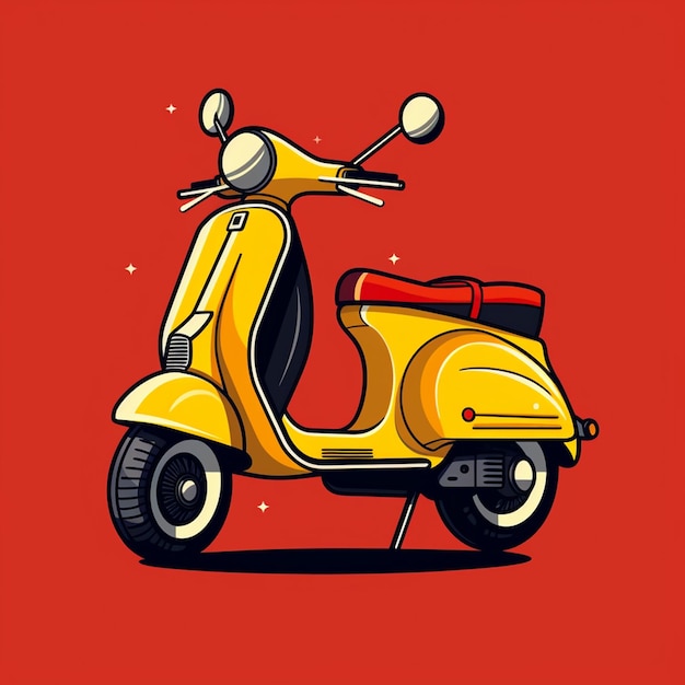 Фото Логотип мультфильма vespa