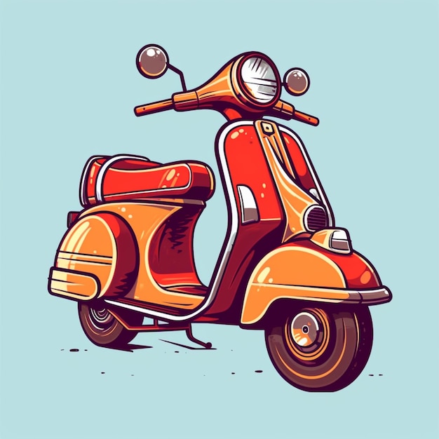 Vespa logo cartoon 18