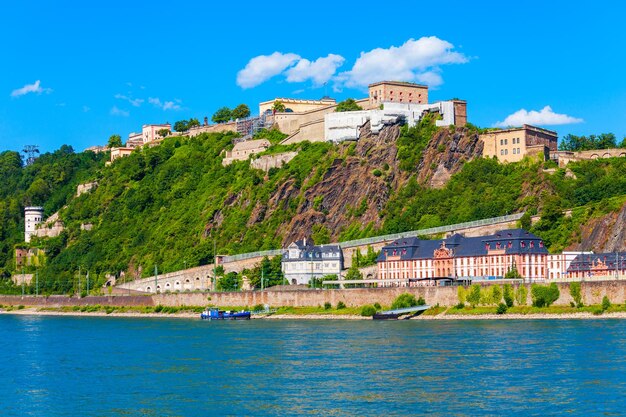 Vesting Ehrenbreitstein in Koblenz Duitsland