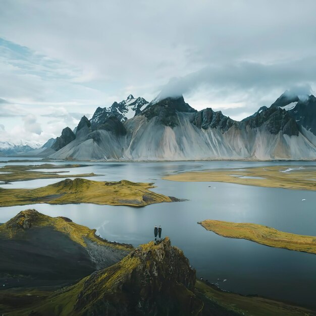 Vestrahorn mountains in stokksnes iceland