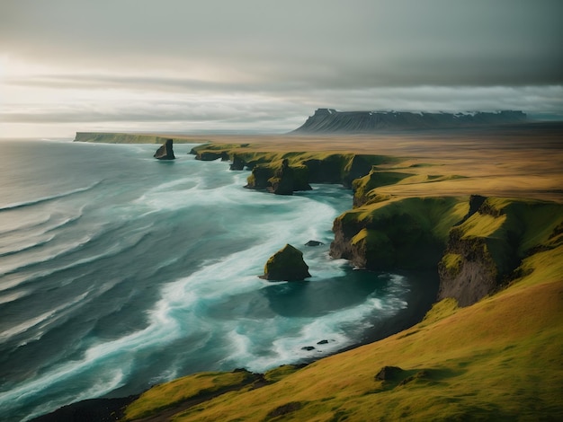 写真 ヴェストゥルランド アイスランド 北大西洋