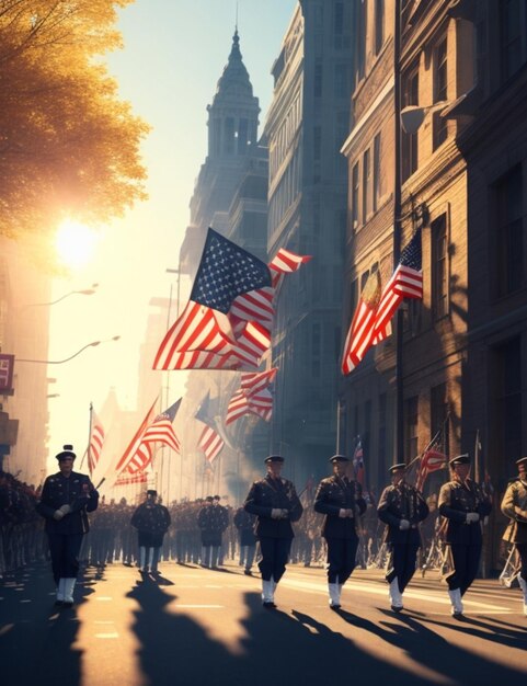 写真 退役軍人の日の背景