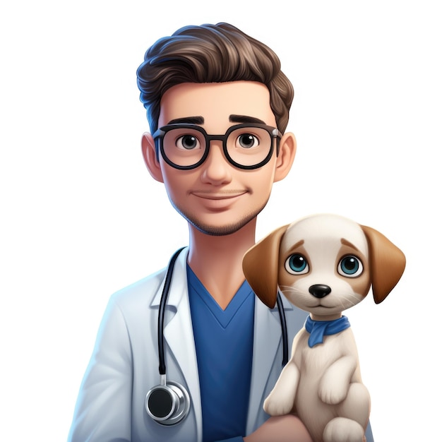 Veterinarian digital avatar Generative AI