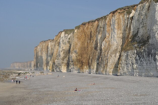 Scogliere di veules les roses in normandia