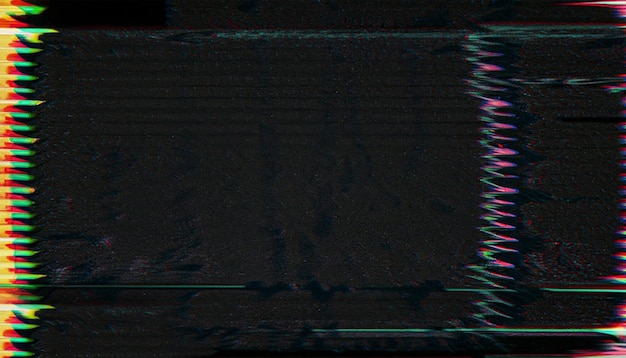 Photo vhs glitch texture for effect design