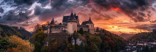 Vianden Castle Witness the Ancient Grandeur of Luxemburgs Royal Architecture and Historic