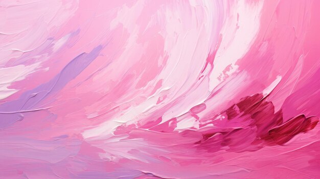 a vibrant abstract background with bold brushstrokes in shades of pink and splashes of white