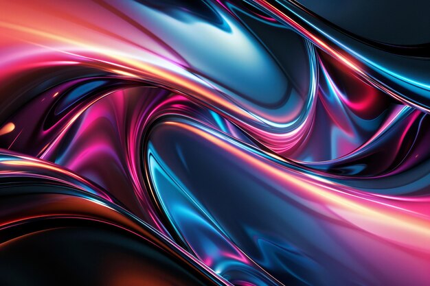 Vibrant Abstract Background With Multitude of Colors