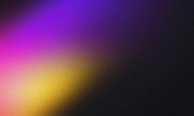 vibrant abstract gradient background in purple yellow and black tones