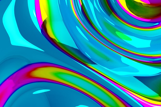 Vibrant abstract holographic background texture overlay