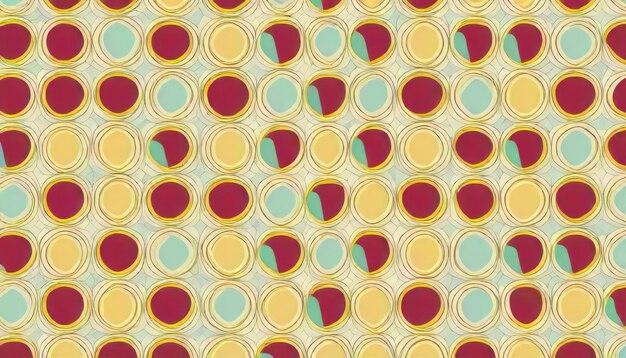 Photo vibrant abstract wallpaper with crimson lemon yellow and mint cream colors