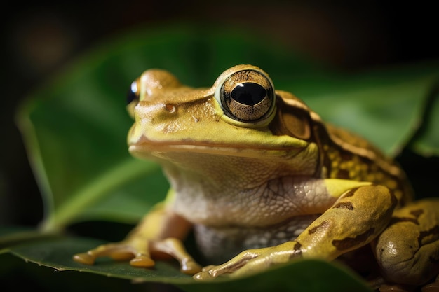 鮮やかなオーストラリアのアマガエル