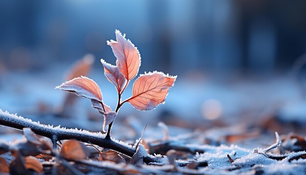 Photo vibrant autumn leaves create a colorful forest in november generated by ai