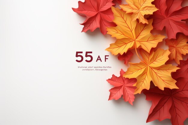 Foto vibrante vendita autunnale risparmia 55 su tagli di carta con texture riempite di foglie scatena i colori dell'autunno