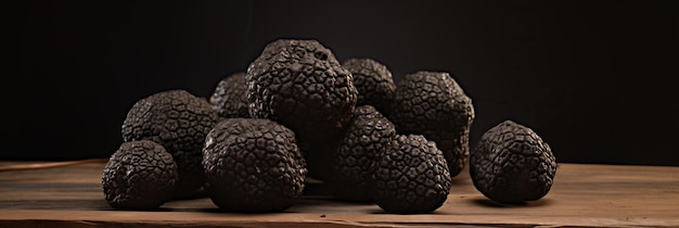 Photo a vibrant backdrop showcasing the rich hues of ripe truffle