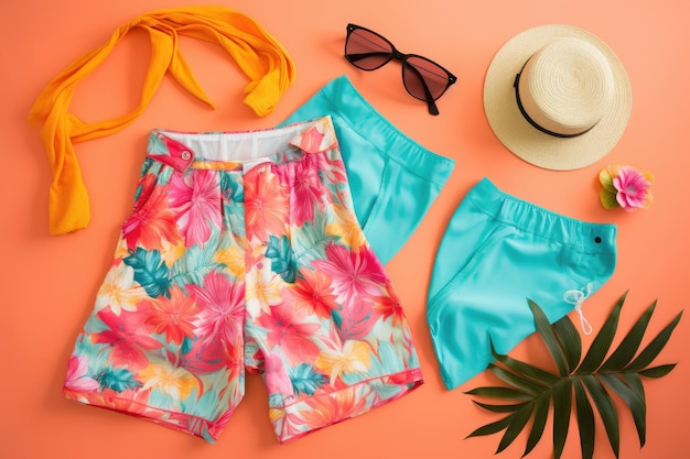 Яркие бикини и пляжные наряды для летних приключений, созданные с помощью генеративного искусственного интеллекта.