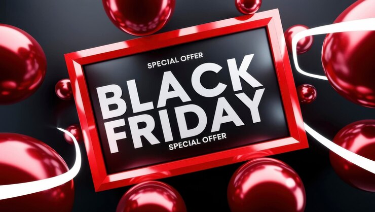Foto vibrant black friday speciale aanbieding