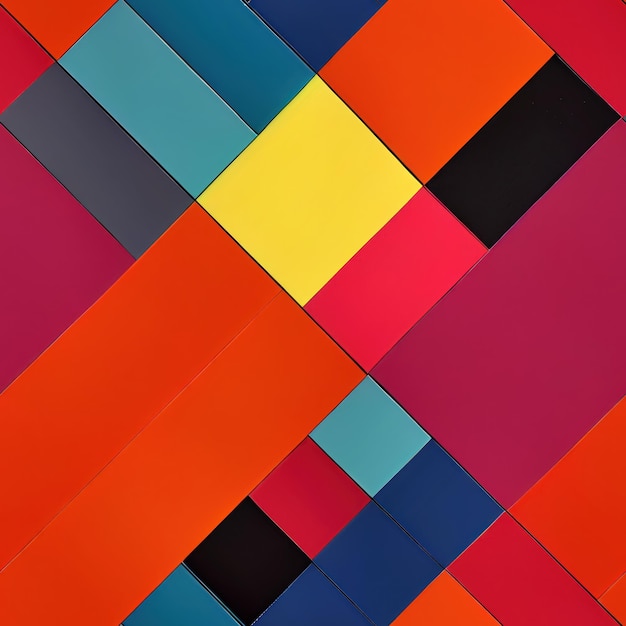 Vibrant Block Color Pattern for Modern Designs