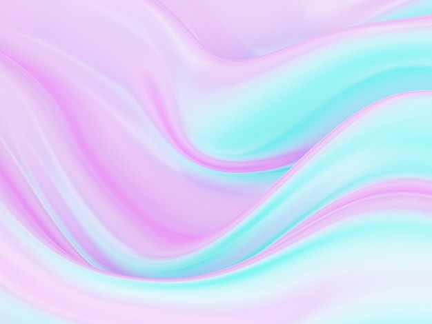 Foto struttura lucida di seta blu e rosa vibrante
