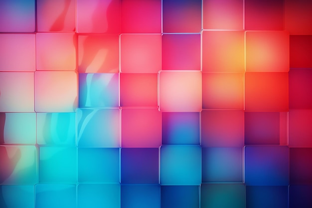 Vibrant Blurry Backdrop with Colorful Elements