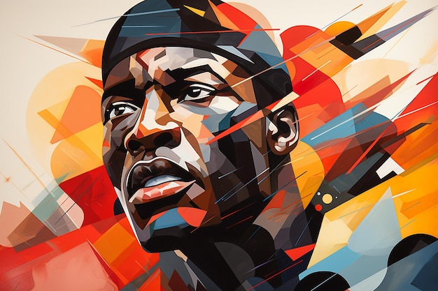 Vibrant and captivating modern illustration capturing the essence of sports