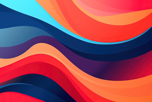 vibrant cartoon tv station logo background wavy and abstract