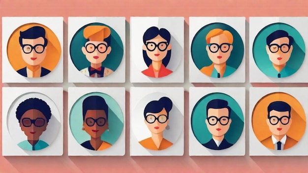 Vibrant Character Portraits